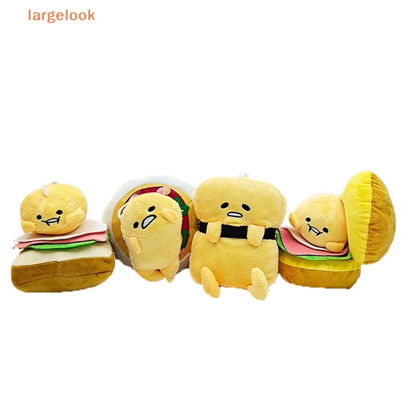 Búp Bê Nhồi Bông Hình Lòng Đỏ Trứng Lười / Burger / Bánh Sandwich / Burger Nhồi Bô