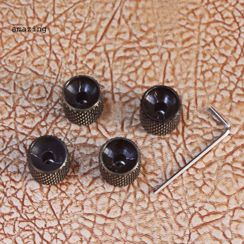 Set 4 Vỏ Bọc Núm Điều Khiển Bằng Kim Loại GD139D Cho Đàn Guitar Điện