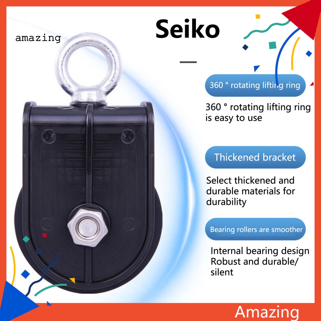 Ròng Rọc Kéo Đa Năng Xoay 360 Độ Chống Trượt Không Gây Tiếng Ồn