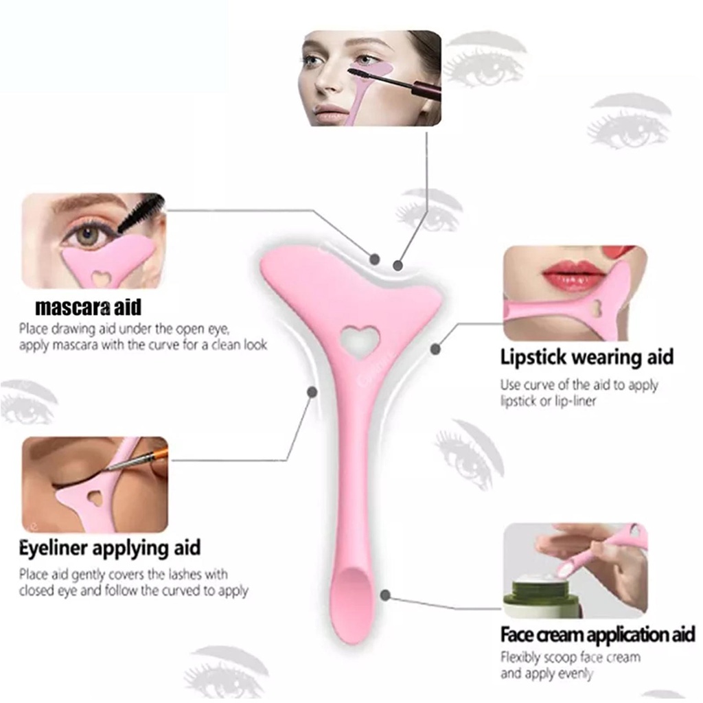 Khuôn Kẻ Mắt Bằng Silicone 2022 Có Thể Tái Sử Dụng B6B1