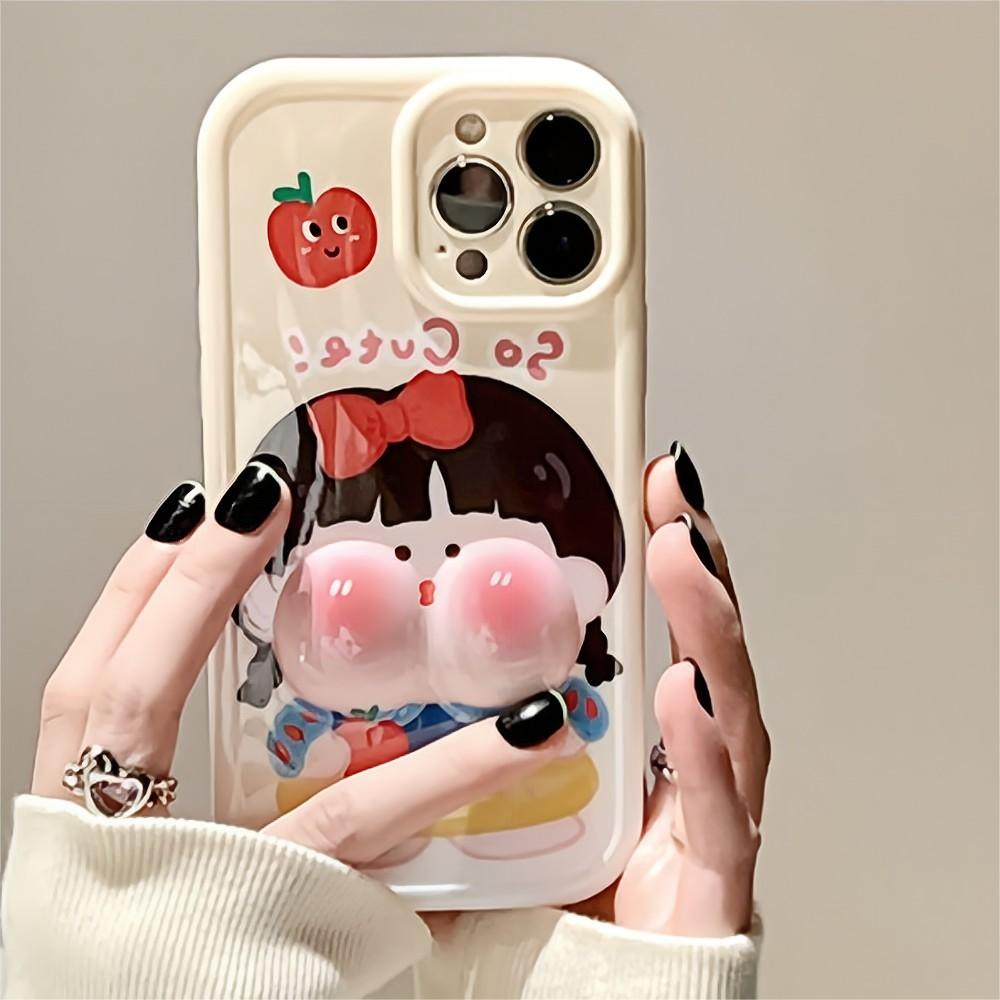 Ốp Điện Thoại TPU Silicon Mềm Chống Sốc Hình Công Chúa Ass 3D Cho IPhone 14 Pro Max 13 12 11 Pro Max