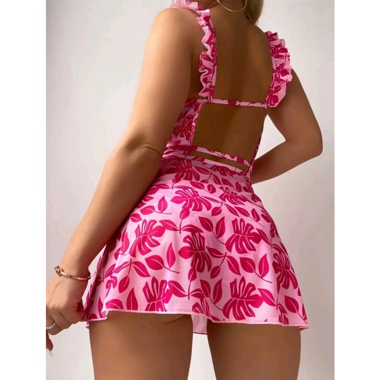 Đồ Bơi Một Mảnh Trễ Vai In Họa Tiết Thời Trang Gợi Cảm Cho Nữ