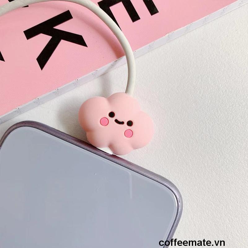 ⚡Phụ Kiện Bảo Vệ Đầu Dây Cáp Chống Đứt Hình Thú Dễ Thương Cho Apple Android