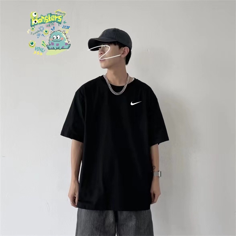 Áo Thun n88- Áo Thun cotton Tay Ngắn Trễ Vai In Hình Quái Vật Nhỏ Phong Cách Cổ Điển Đơn Giản Cho Nam Và Nữ Dzrehyersfhd