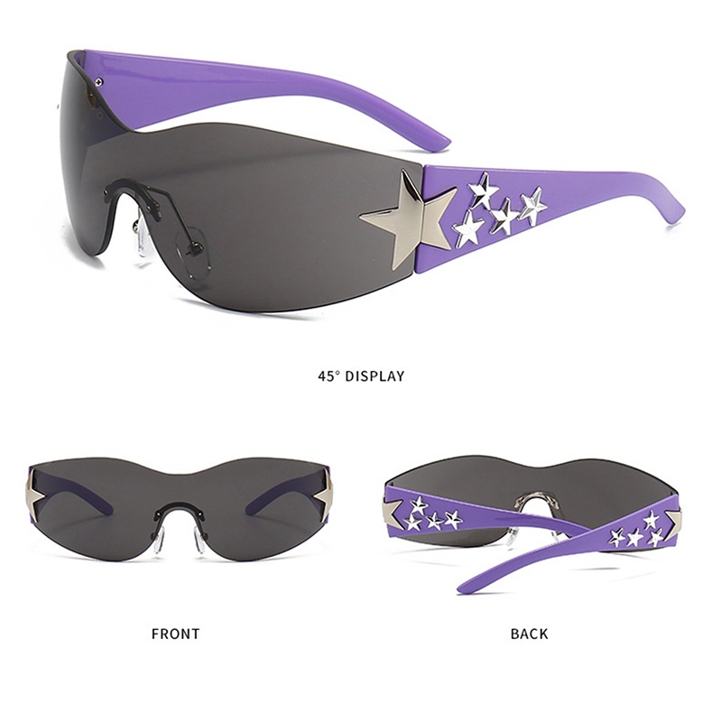 Kính Râm Oversized Chống Tia UV400 Y2k Thời Trang Sang Trọng Cho Nữ dreamdiary