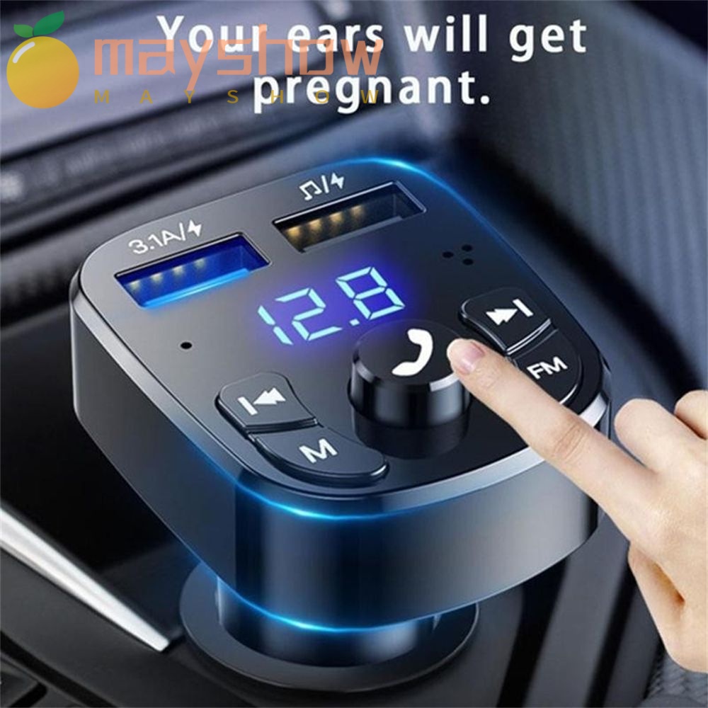 Thiết Bị Thu Phát Tín Hiệu Âm Thanh Bluetooth FM Đa Năng MAYSHOW