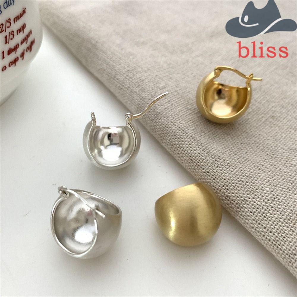 Khuyên Tai Mặt Tròn Bằng Đồng Phong Cách Hàn Quốc Thời Trang Cho Nữ