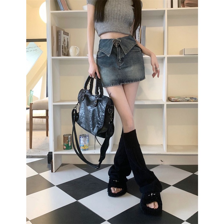 Chân Váy Denim Chữ A Thời Trang Mùa Hè 2023 Mới Cho Nữ