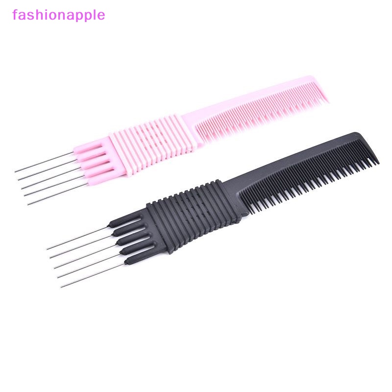 Lược Chải Tóc Răng Thưa Bằng Thép Hai Mặt Tiện Dụng Cho Nam