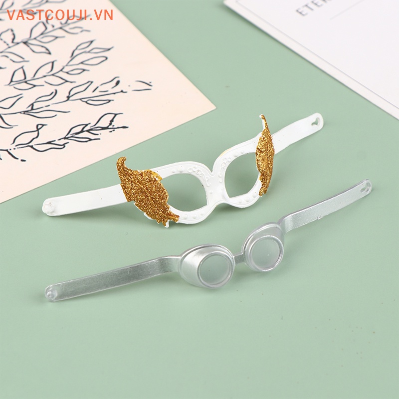 Mặt Nạ Búp Bê VASTJI Mini Đính Lông Vũ Dùng Để Trang Trí Tiệc Hóa Trang