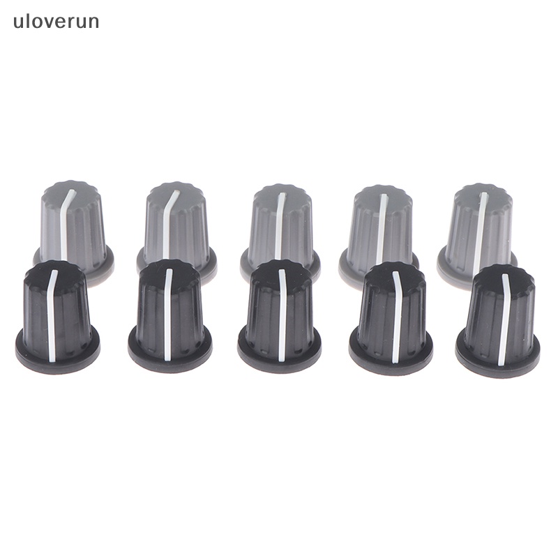 Uloverun Set 5 Núm Vặn Chiết Áp Hình Chữ D 270 Độ Bằng Cao Su