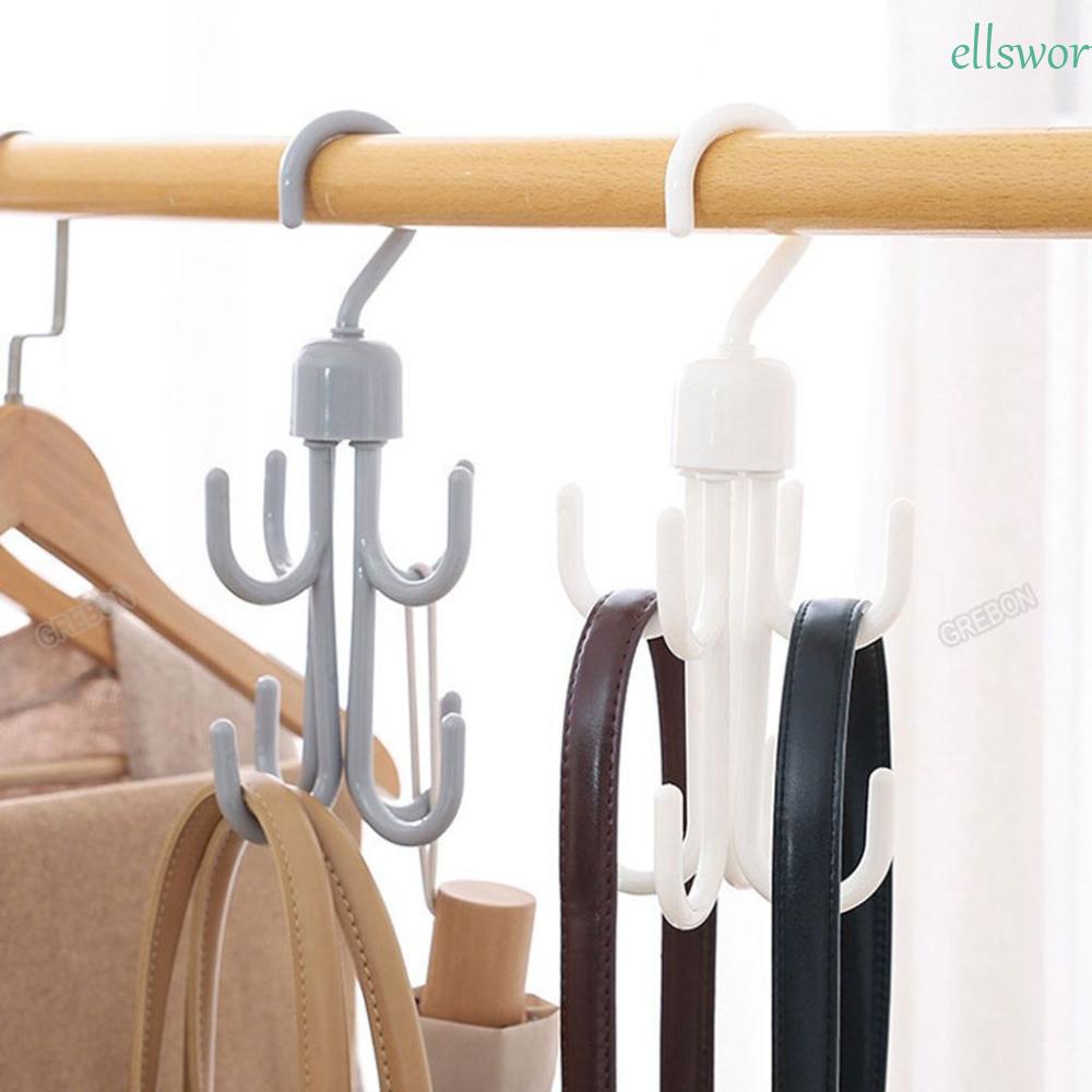 Giá Phơi Giày 8 Móc Bằng Nhựa Xoay 360 Độ Tiết Kiệm Không Gian