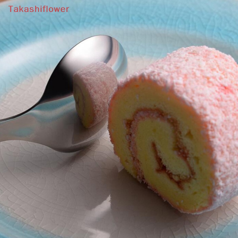 Muỗng Múc Gia Vị Bằng Thép Không Gỉ Tay Cầm Ngắn Dễ Thương