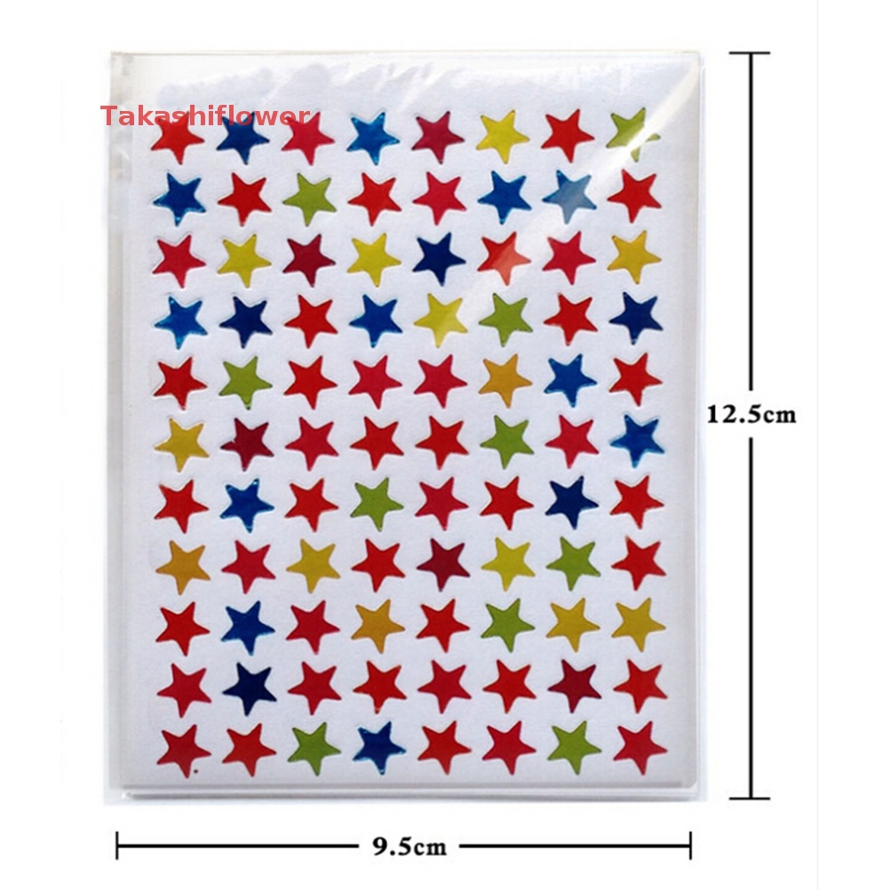 Set 880 Miếng Dán Hình Ngôi Sao Dùng Làm Đồ Thủ Công DIY Cho Bé