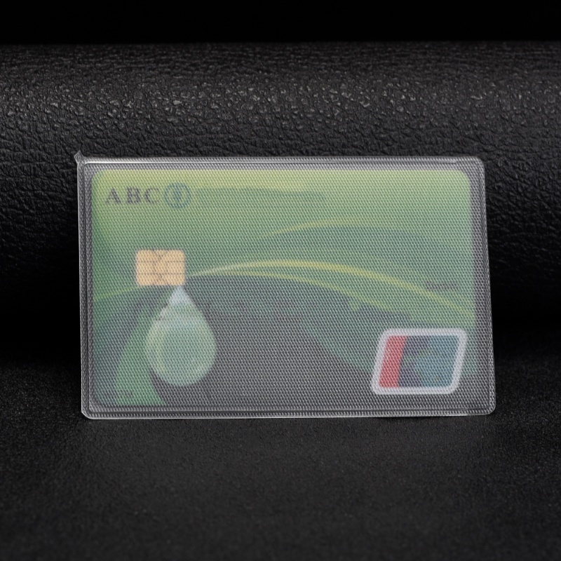 Set 10 Bao Đựng Thẻ ID Bằng PVC Trong Suốt Chống Từ Tính Chống Nước Chống Từ Tính