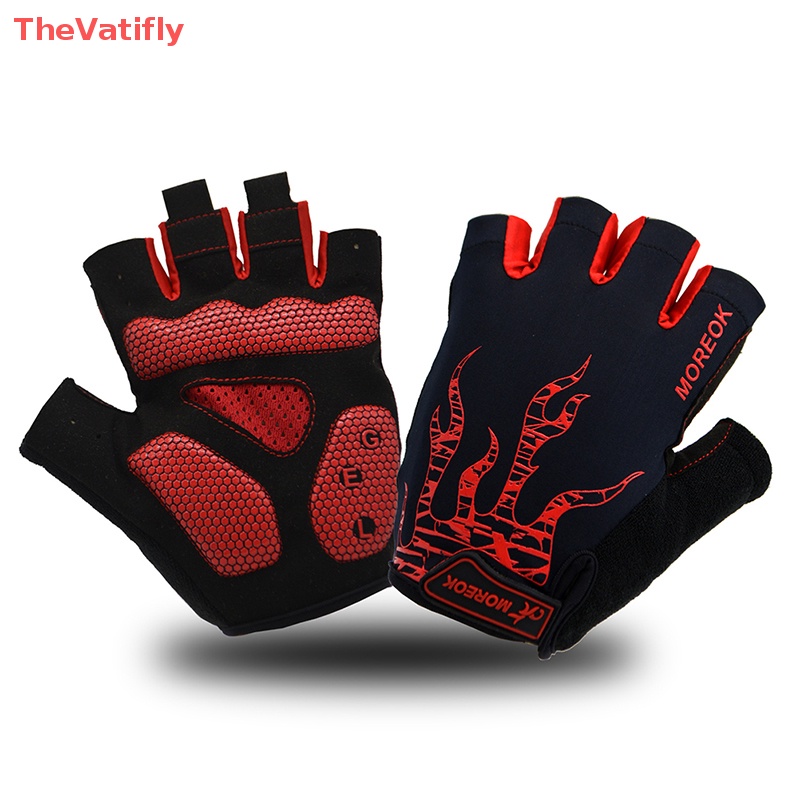 Găng Tay Chạy Xe Đạp Leo Núi Bằng Sợi Lycra Thoáng Khí Thấm Hút Mồ Hôi Cho Nam