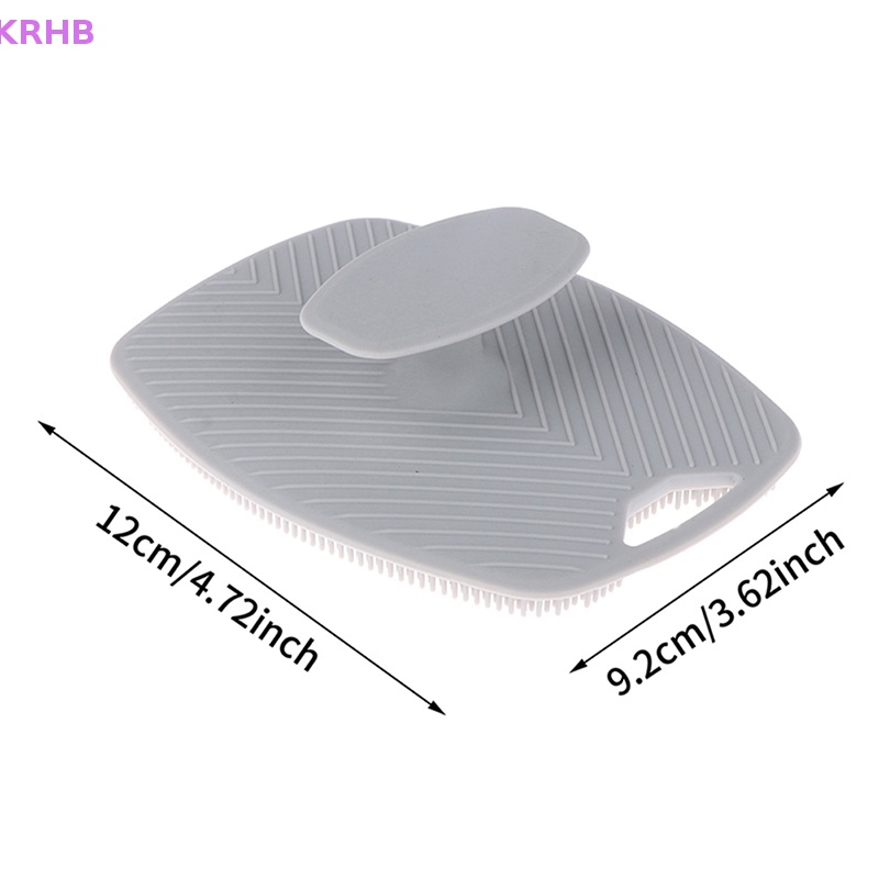 Bàn Chải Chà Lưng Bằng Silicon Mềm Cho Nam Mới