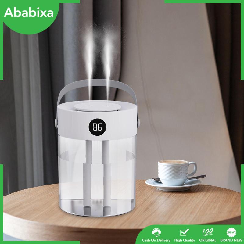 [Ababixa] Máy Phun Sương Tạo Độ Ẩm Không Khí Cá Nhân Để Bàn Có Đèn LED Sạc USB Nhỏ Gọn Yên Tĩnh 3L Cho Dorm