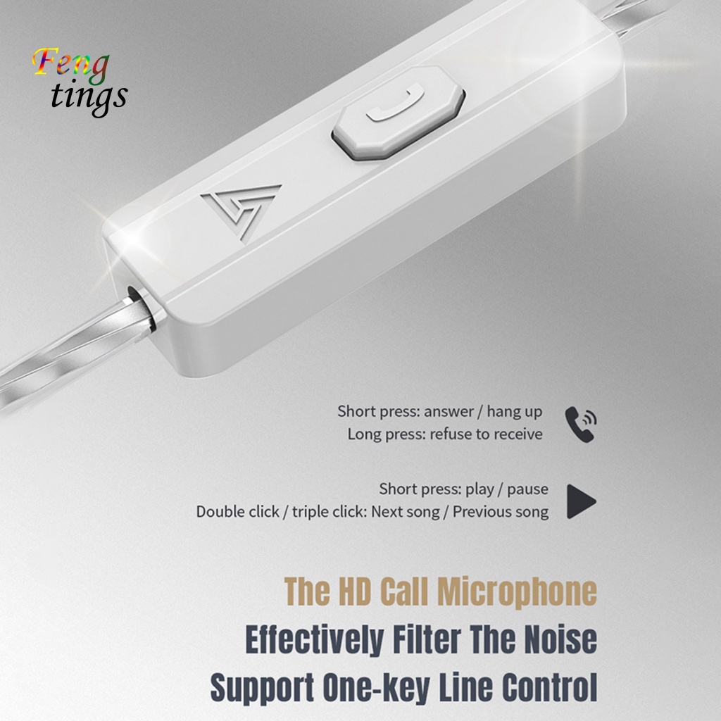 Tai Nghe QKZ-TITAN Có Dây Âm Thanh Vòm Có Độ Nhạy Cao Jack Cắm 3.5mm Dùng Để Chơi Game