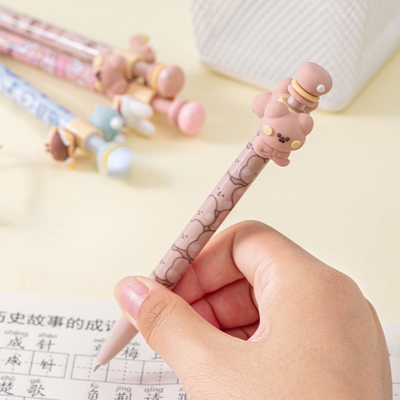 Bút Bi Công Suất Cao Nhanh Khô Thiết Kế Dễ Thương Tiện Dụng Cho Học Sinh