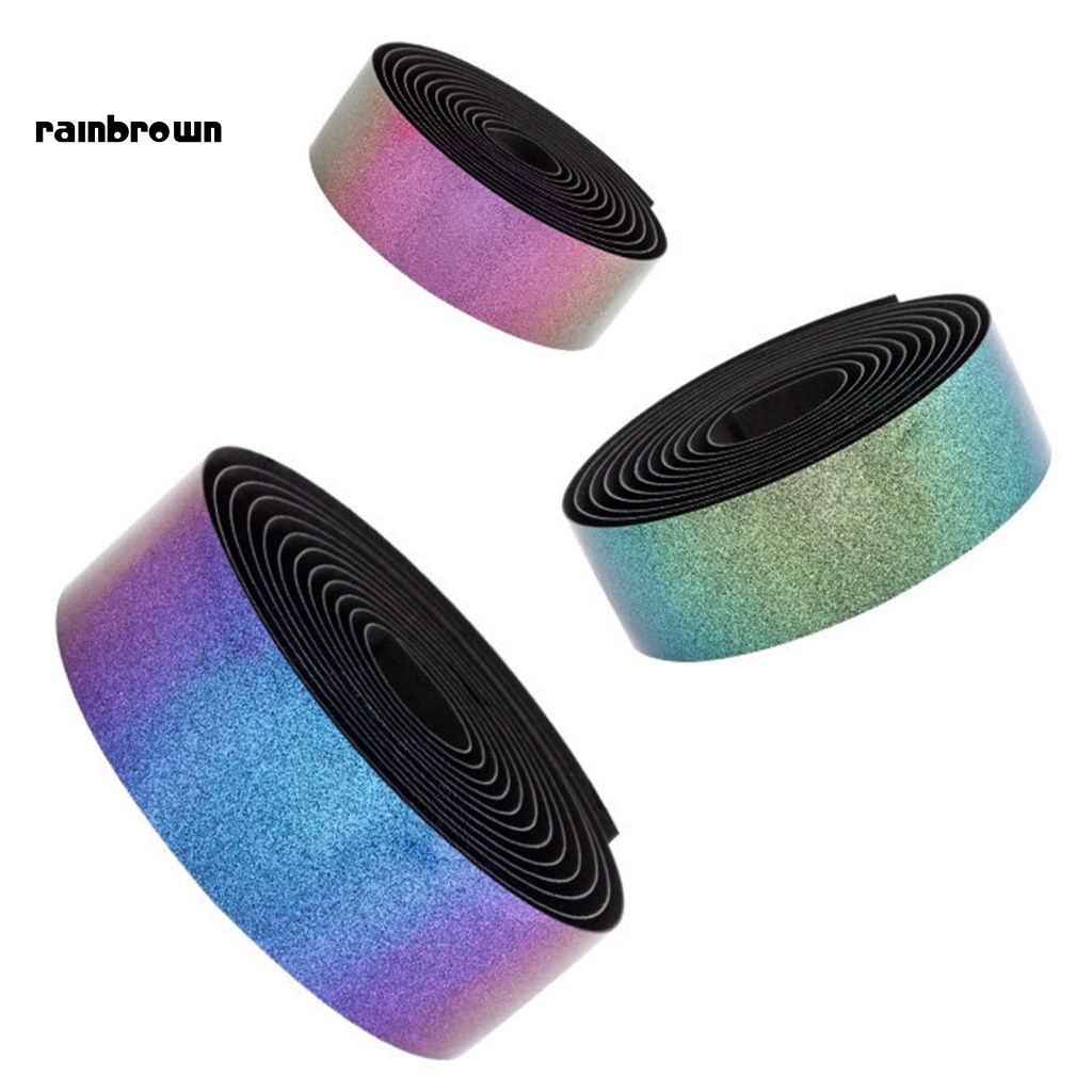 1 Bộ Băng Quấn Tay Cầm Xe Đạp Giả Da EVA Chống Trượt Đổi Màu