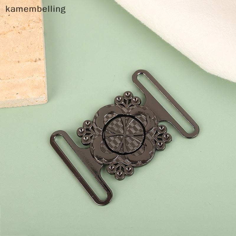 1 Bộ Khóa Thắt Lưng Bằng Kim Loại Hình Hoa 30 / 35 / 40mm EN