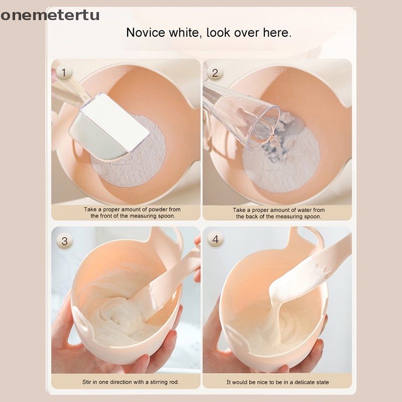 Bộ Dụng Cụ Tự Trộn Đắp Mặt Nạ 4 Trong 1 Tiện Dụng