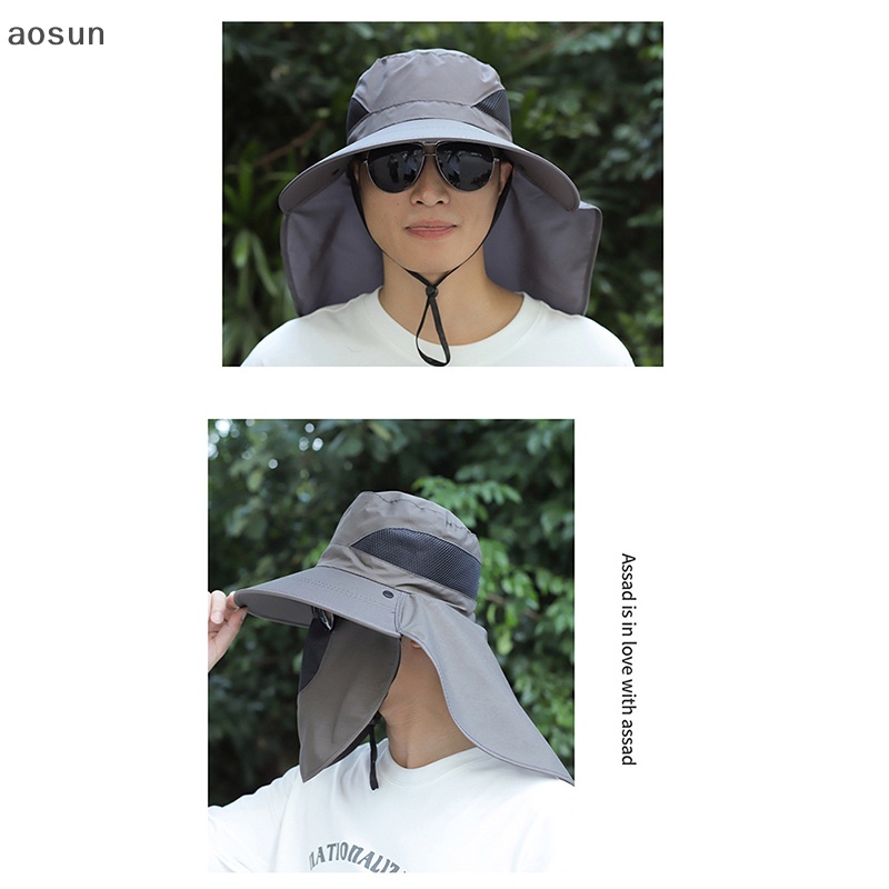 Aosun Mũ Lưỡi Trai Chống Nắng Tia UV Dùng Đi Câu Cá / Leo Núi Mùa Hè Cho Nam Và Nữ