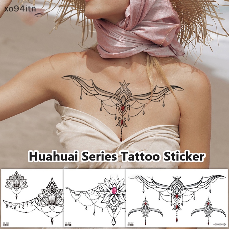 Hình Xăm Dán Tạm Thời Chống Nước Trang Trí Nghệ Thuật Cho Cơ Thể