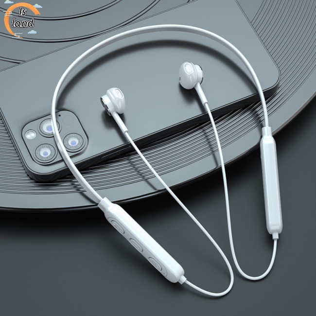 Tai Nghe Nhét Tai Bluetooth 5.1 Đeo Cổ Chống Ồn Kèm Phụ Kiện