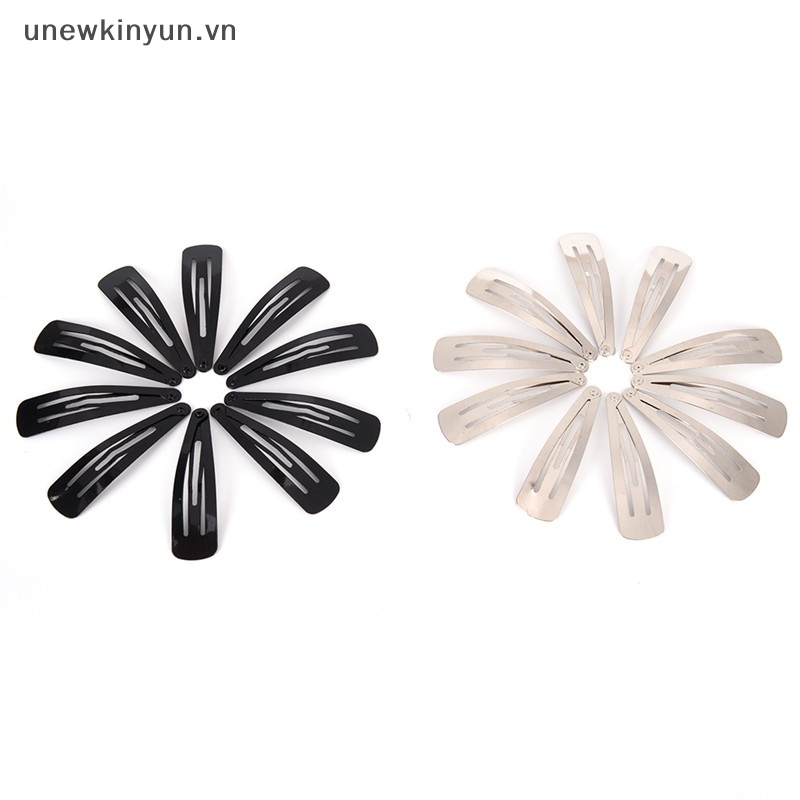 Set 10 Kẹp Tóc Màu Sắc Đa Dạng Cho Bé Gái