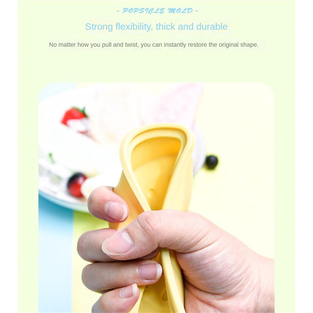 Khuôn Silicone Làm Nước Đá / Sô Cô La / Kem Hình Trái Dưa Hấu Độc Đáo Tiện Dụng