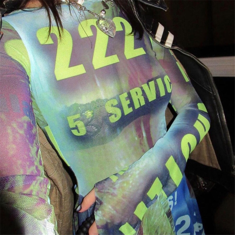 Kliou Đầm Mini Chữ A Tay Dài Cổ Tròn Hở Lưng Phối Dây Cột Y2K Thời Trang Sang Trọng Ngọt Ngào Cho Nữ 2023