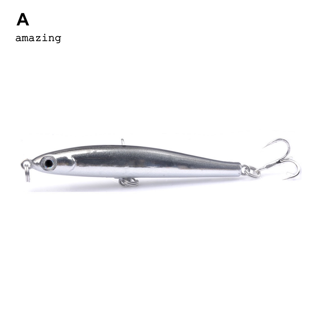 Mồi Câu Cá Giả 3D Bằng Nhựa Cứng 8.2CM / 9.5G Màu Sắc Tươi Sáng Có Thể Tái Sử Dụng