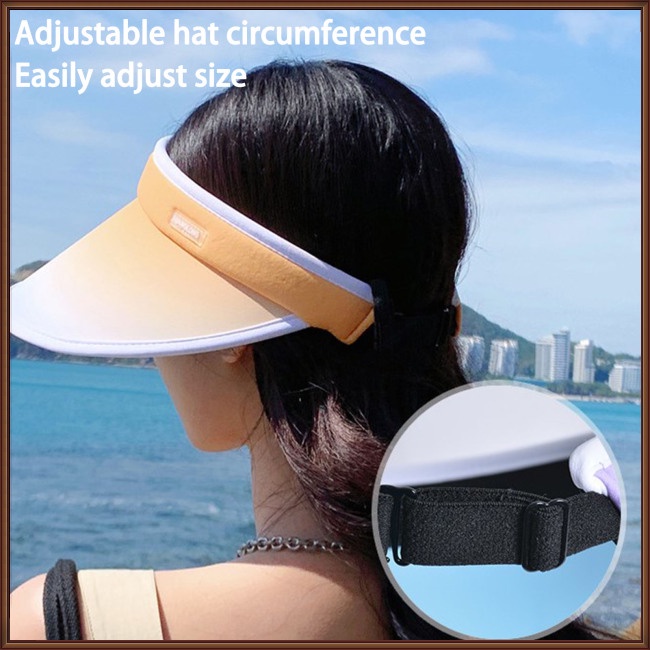 Nón Rộng Vành Hở Chóp Chống Tia Uv Thời Trang Đi Biển Mùa Hè Cho Nữ