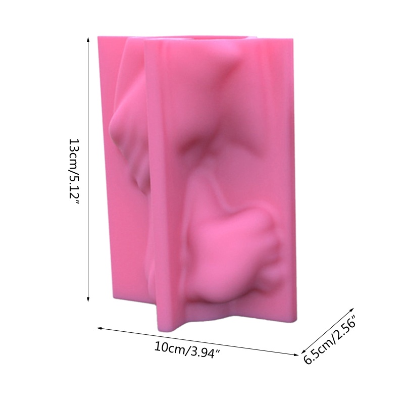 Khuôn Silicone Làm Giá Đỡ Bút / Chậu Hoa / Xi Măng Siêu Tiện Lợi