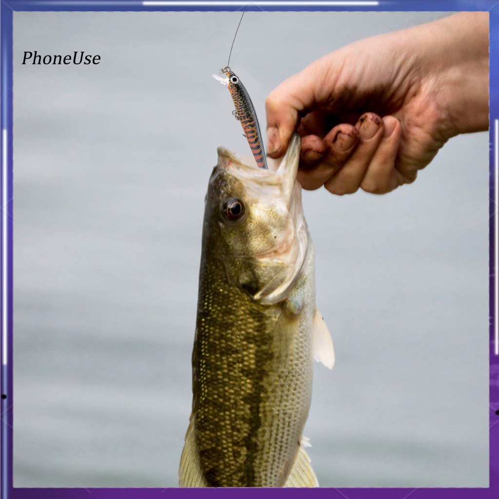 Mồi Câu Cá Giả 3D Bằng PU 9.7cm / 6.5g Có Móc Sắc Bén