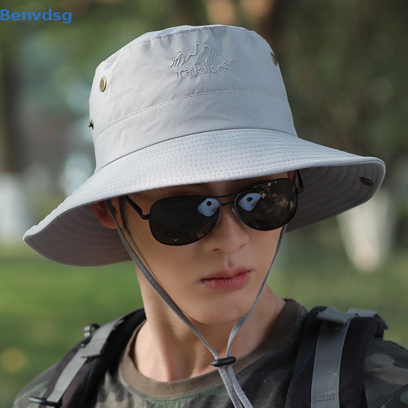 Mũ Bucket Panama Chống Nắng Ngoài Trời Thời Trang Mùa Hè Cho Nam Giới