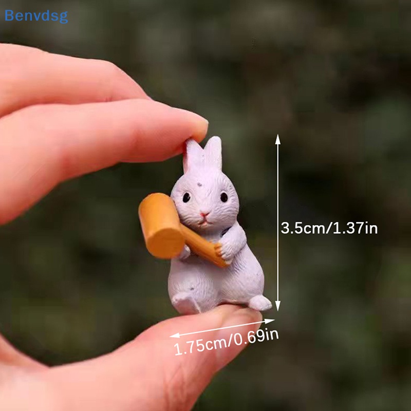 Đồ trang trí Thỏ Mini Để Bàn Trang Trí Sáng Tạo Vui Nhộn
