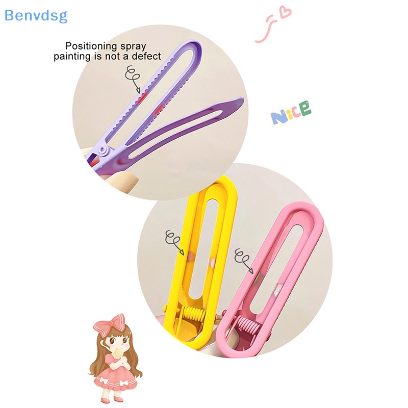 Bộ 3 Kẹp Tóc Kim Loại Màu Sắc Ngọt Ngào Thời Trang