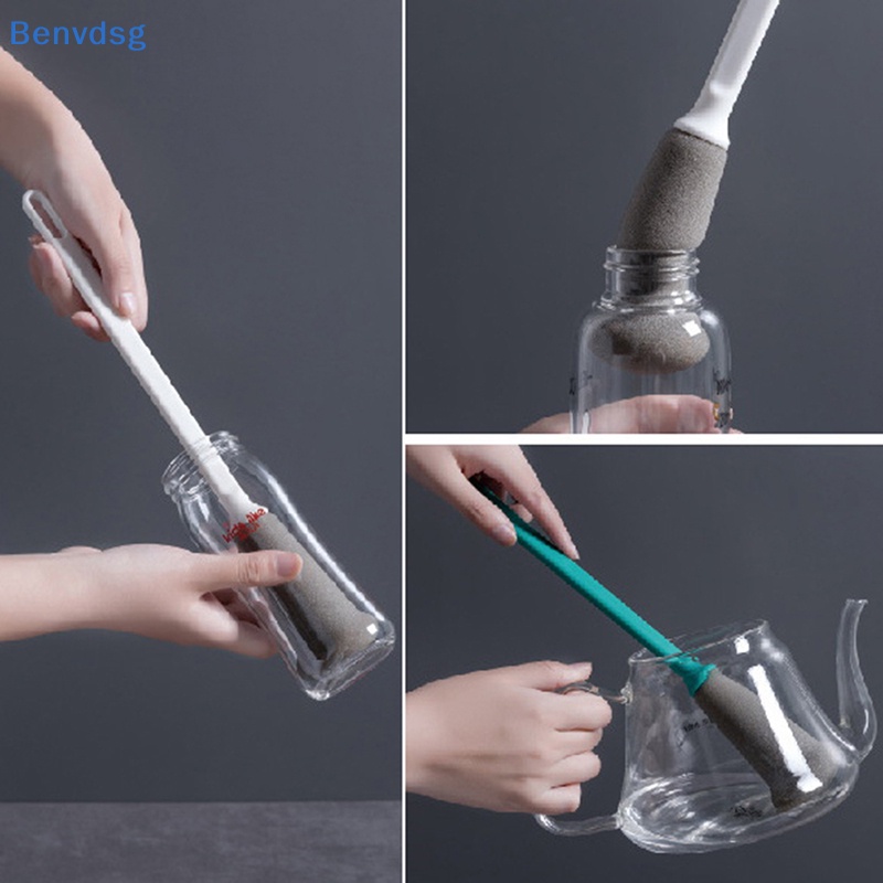 1 Bàn Chải Xốp Cán Dài Vệ Sinh Ly Cốc Tiện Dụng