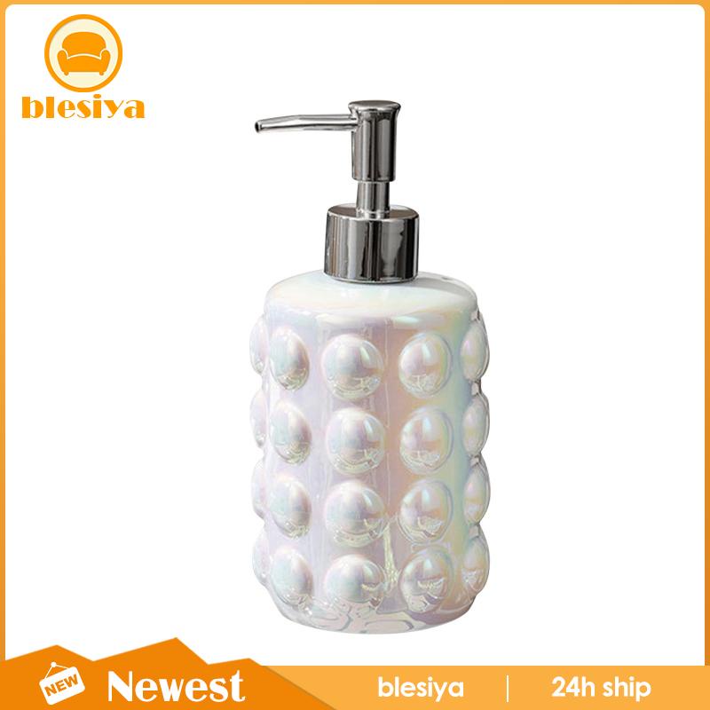 Bình Đựng Xà Phòng Rửa Tay Bằng Gốm Dung Tích 350ml Kèm Vòi Bơm Tiện Dụng