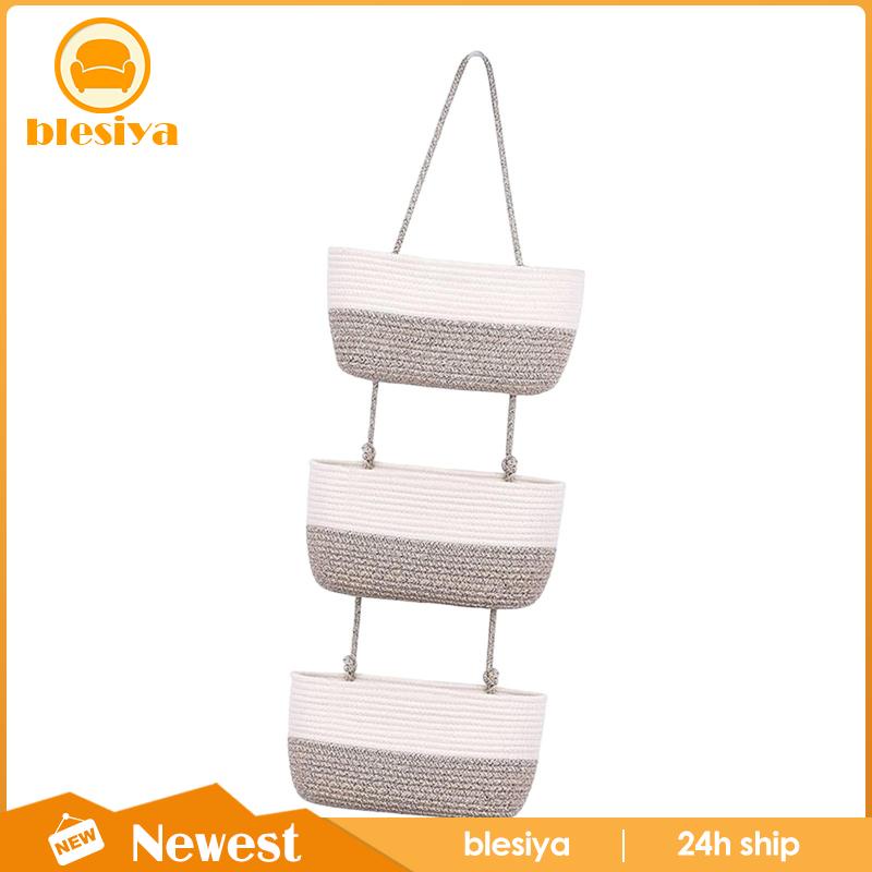 Giỏ Treo Đựng Đồ 3 Tầng Kích Thước Lớn Dùng Trong Nhà / Phòng Tắm / Để Bàn / Phòng Ngủ