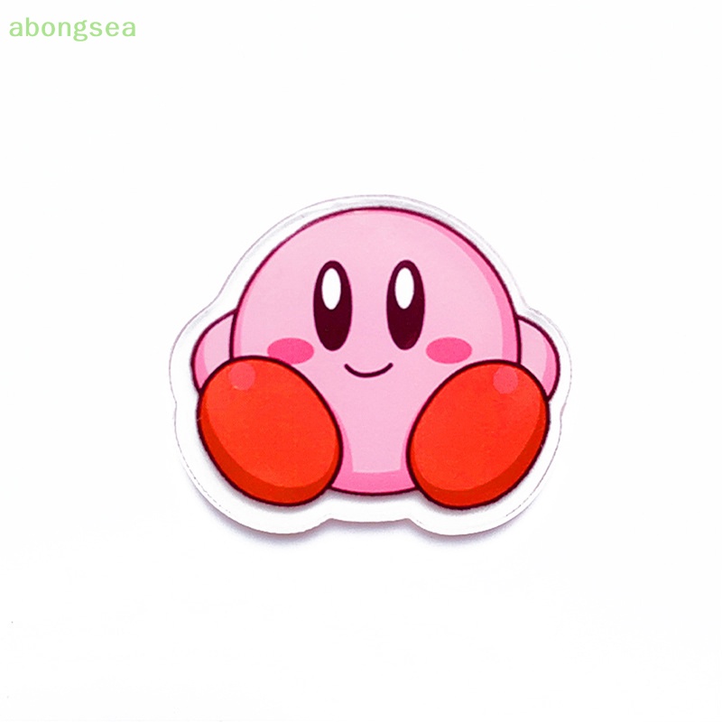 Trâm Cài Áo Hoạt Hình Kirby Tráng Men Đáng Yêu Cho Bé