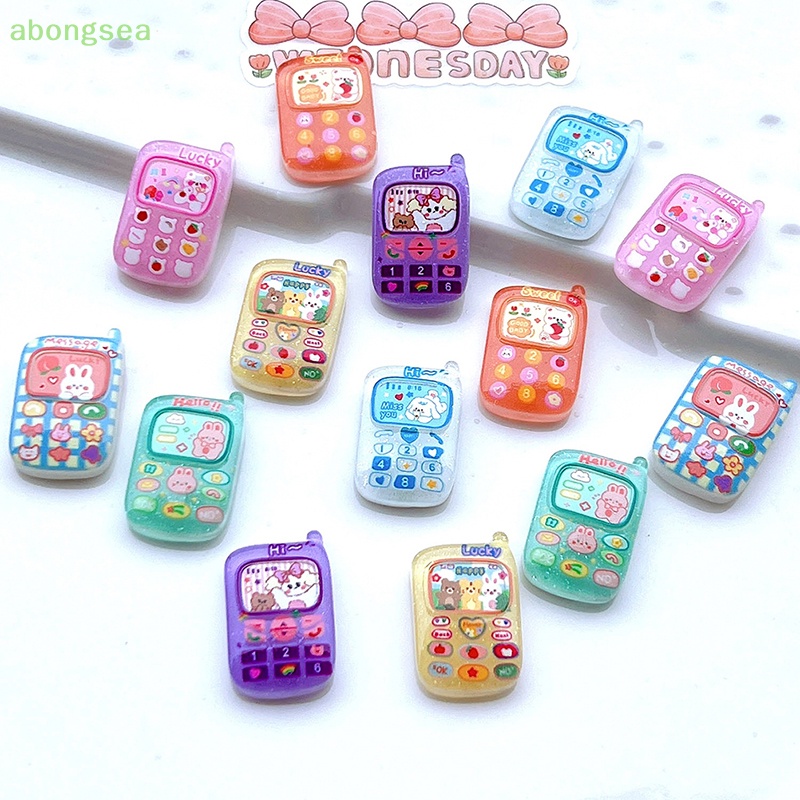 Set 10 Mô Hình Điện Thoại Mini Dùng Để Trang Trí Nhà Búp Bê