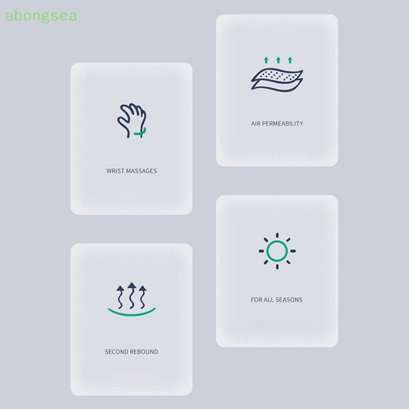 Đệm Lót Chuột Và Bàn Phím abongsea Kết Cấu Cotton Mát Xa Cổ Tay