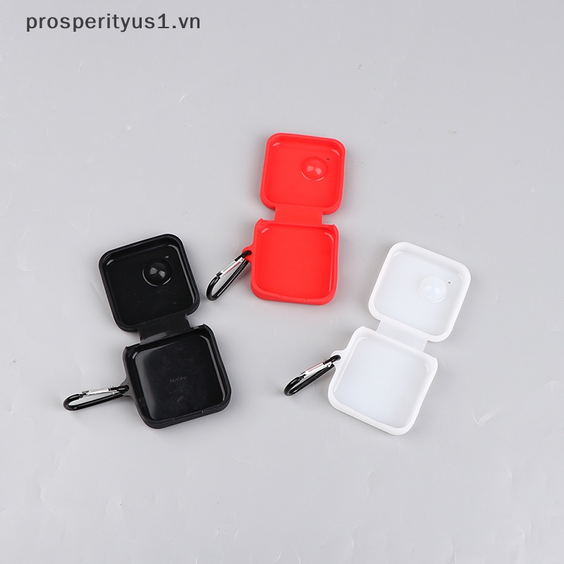 Vỏ Bảo Vệ Hộp Sạc Tai nghe không dây prosperityus1 [VN 1] Bằng Chất Liệu Silicon Màu Đỏ Đen Trong Mờ