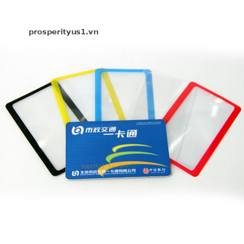 Kính Lúp Phóng Đại 1 [3X Bỏ Túi Dạng Ví Kẹp Tiện Dụng