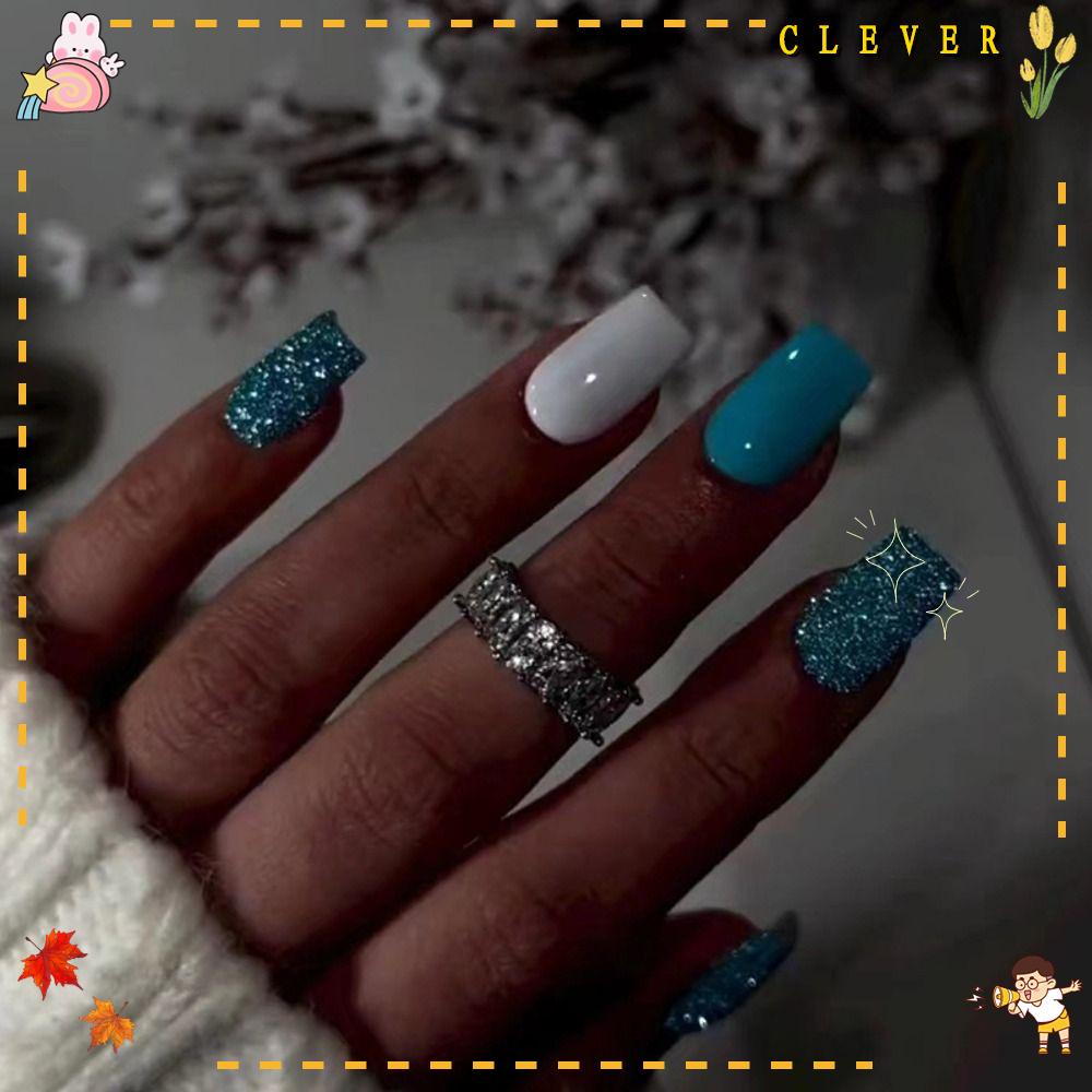 Bộ Móng Tay Giả Toàn Diện Đầu Vuông DIY