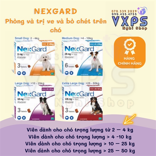 1 viên bánh thưởng vị thịt bò nexg@rd - không hộp
